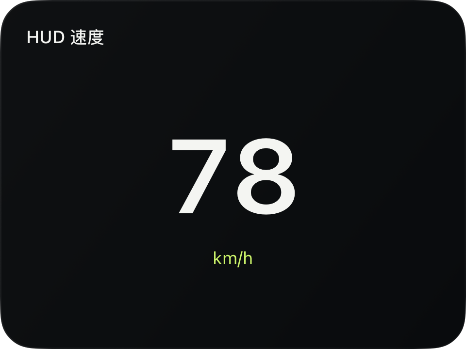 HUD 主题与 HDR的 iOS 原生截图,深色模式